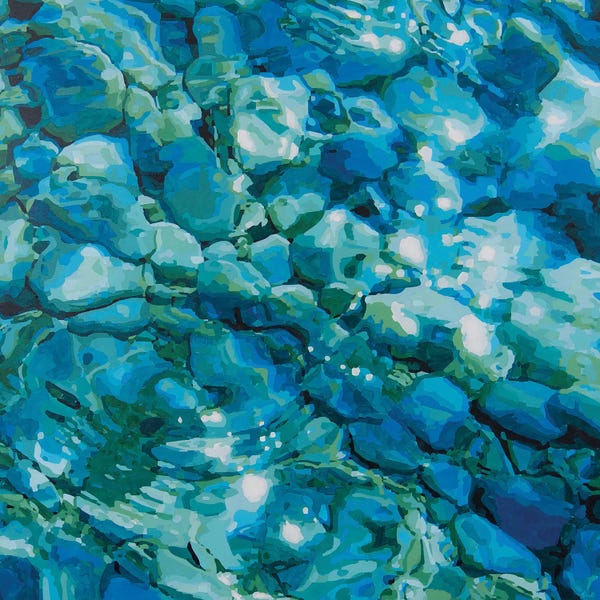 Zen Bedroom: Water Stones by Marco Barberio