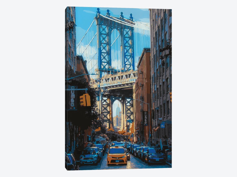 Dumbo New York City by Marco Barberio 1-piece Canvas Wall Art