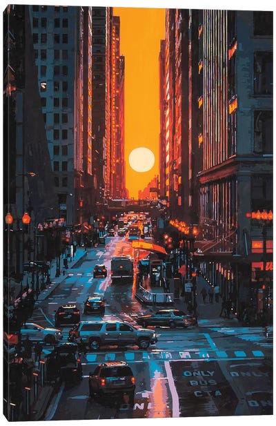 Chicagohenge 2023 Canvas Art Print - Marco Barberio