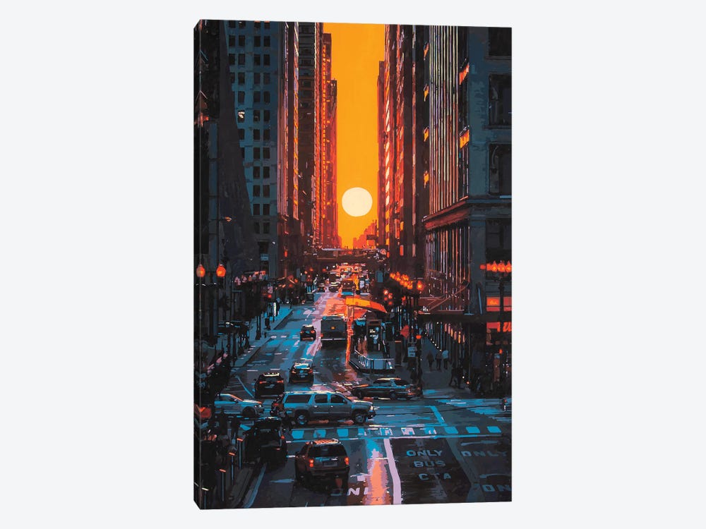 Chicagohenge 2023 by Marco Barberio 1-piece Canvas Art