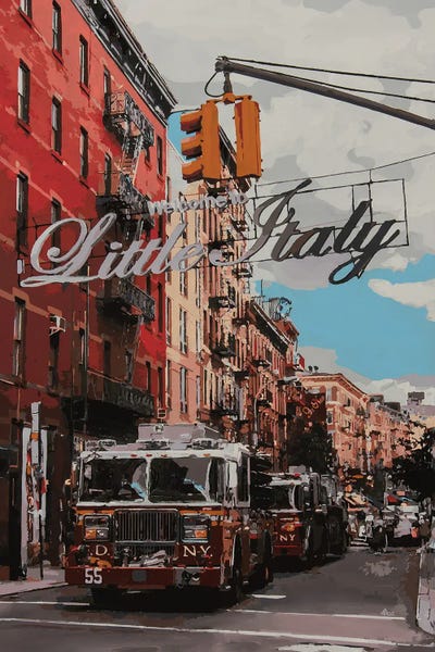 Contemporary Streetscapes: Little Italy by Marco Barberio