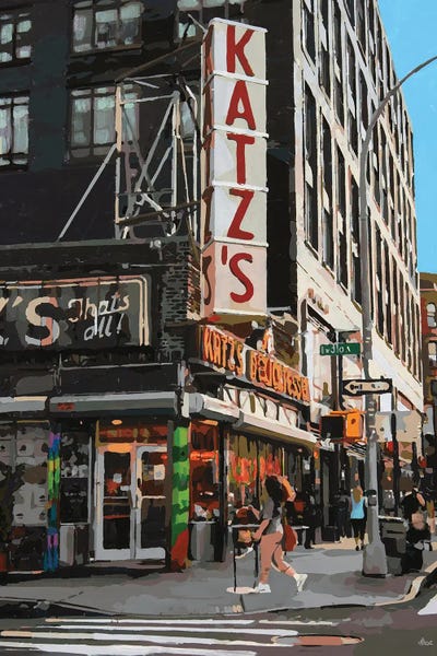 Contemporary Streetscapes: Katz's Delicatessen by Marco Barberio