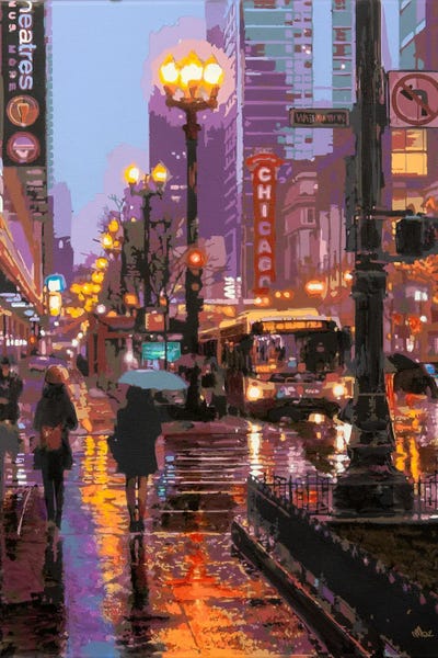Marco Barberio: Lights In The Rain by Marco Barberio