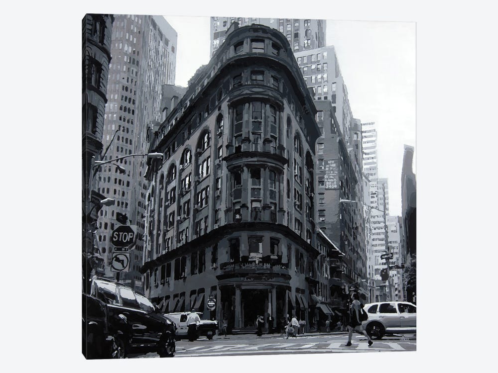 NYC Black & White II by Marco Barberio 1-piece Canvas Print