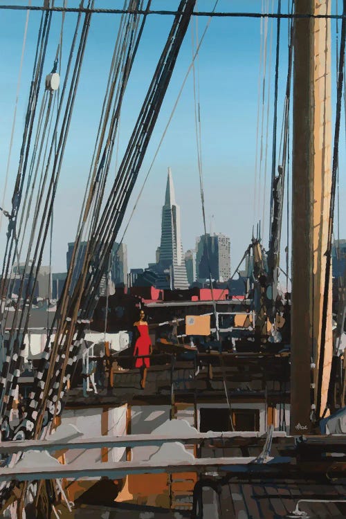 Pacific Queen Of San Francisco by Marco Barberio canvas print