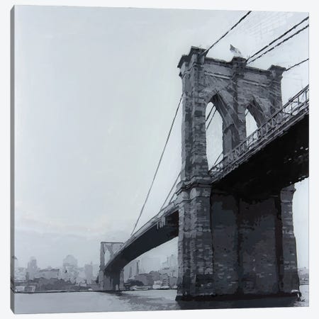 Brooklyn Bridge Canvas Print #RIO21} by Marco Barberio Canvas Art