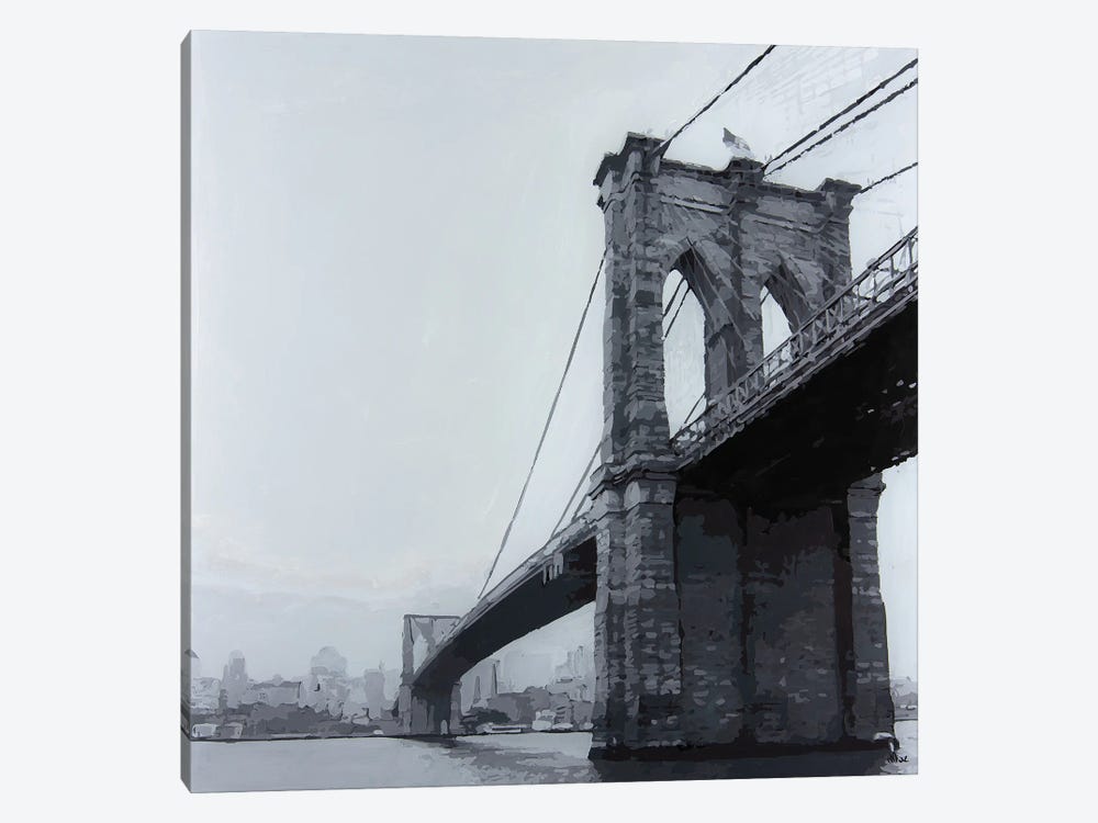 Brooklyn Bridge by Marco Barberio 1-piece Canvas Art Print