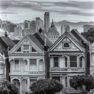 Painted Ladies by Marco Barberio framed wall art