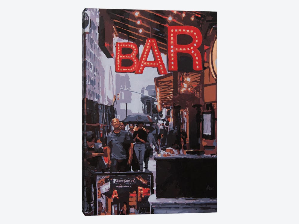 Bar by Marco Barberio 1-piece Canvas Wall Art