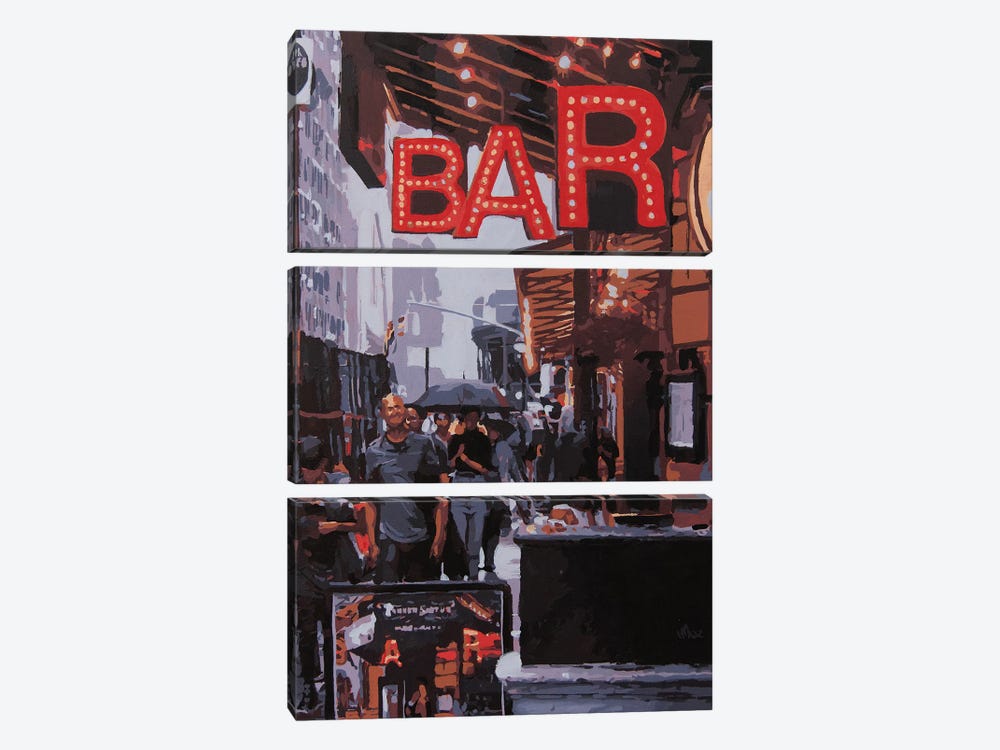 Bar by Marco Barberio 3-piece Canvas Artwork