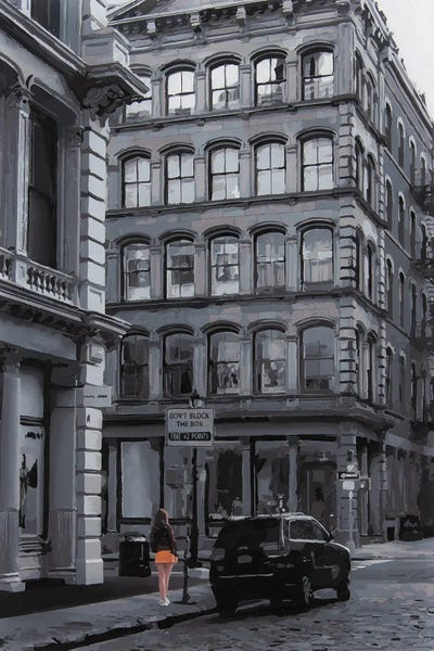 Don't Block The Box by Marco Barberio framed wall art