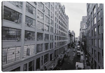 NYC Black & White Canvas Art Print - Black & White Cityscapes