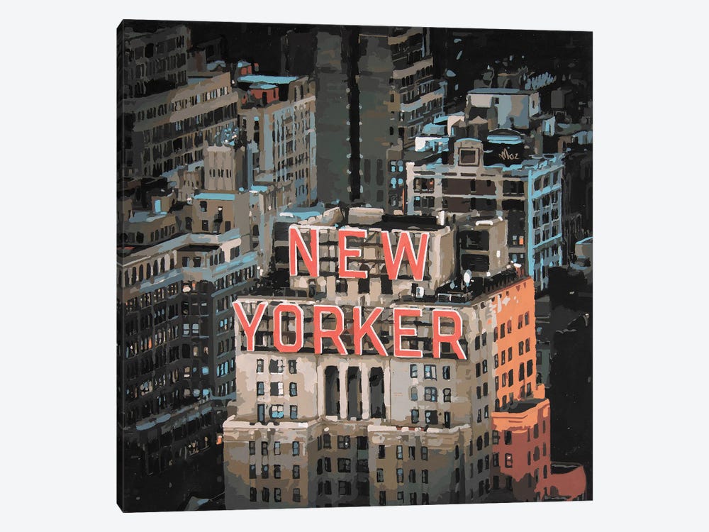 New Yorker by Marco Barberio 1-piece Canvas Art
