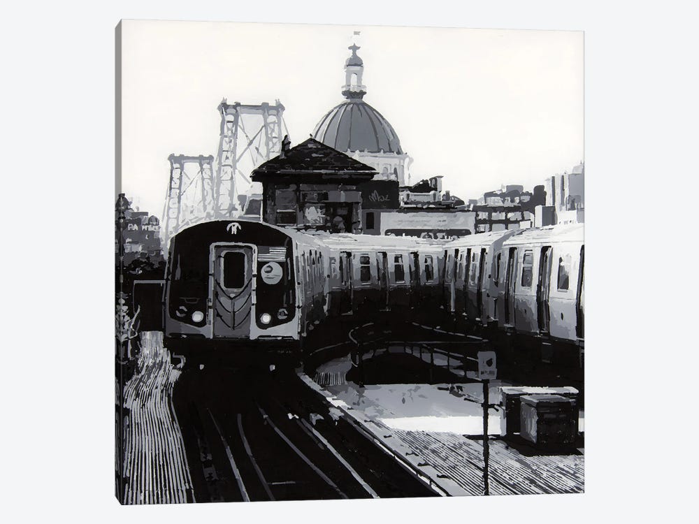 New York Black And White by Marco Barberio 1-piece Art Print