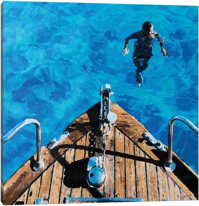 Sea Canvas Art Print - Marco Barberio
