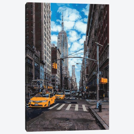Empire State Canvas Print #RIO54} by Marco Barberio Canvas Wall Art