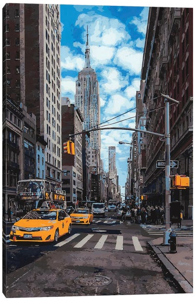 Empire State Canvas Art Print - Marco Barberio