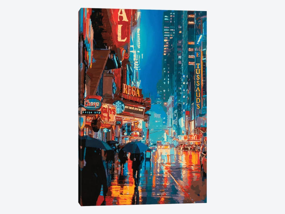 Impression Broadway by Marco Barberio 1-piece Canvas Art Print