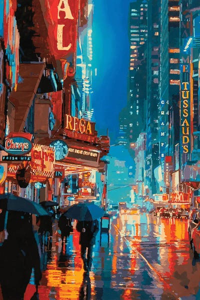 Urban Living Room: Impression Broadway by Marco Barberio