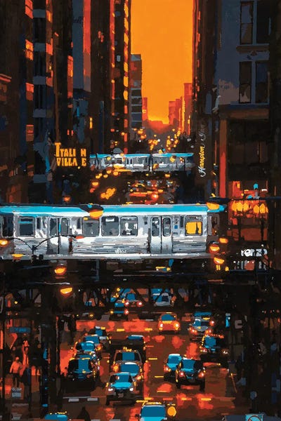 Fire & Ice: Trainhenge by Marco Barberio