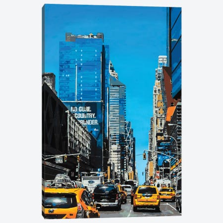 Summer In The City Canvas Print #RIO60} by Marco Barberio Canvas Wall Art