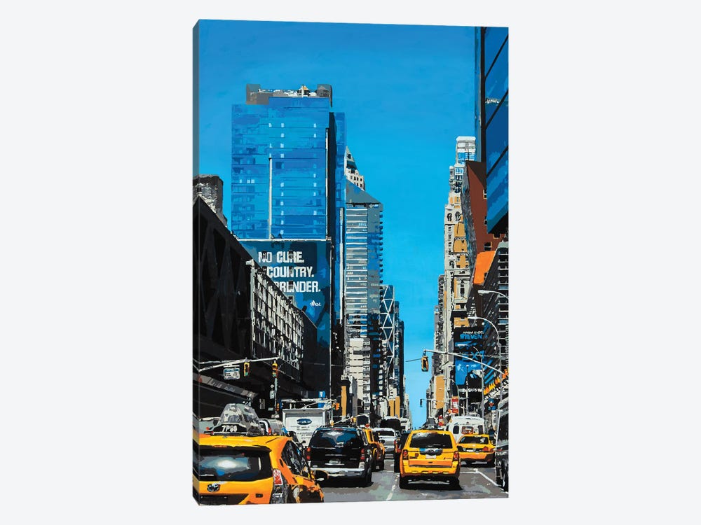 Summer In The City by Marco Barberio 1-piece Canvas Artwork