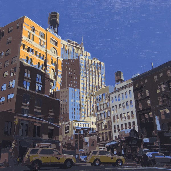 Marco Barberio: Downtown Water Towers by Marco Barberio
