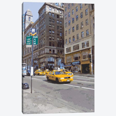 Downtown Canvas Print #RIO64} by Marco Barberio Canvas Print