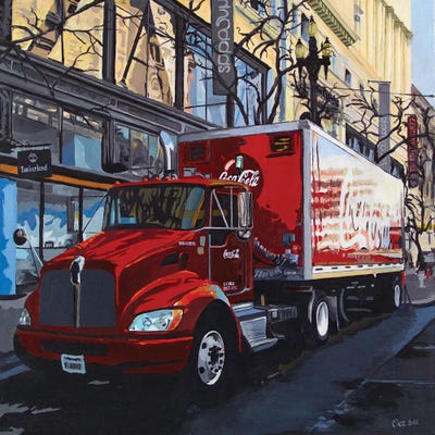 Coca Cola by Marco Barberio framed wall art