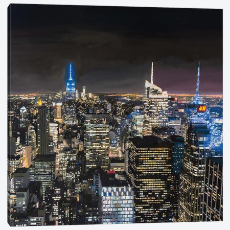 Top Of The Rock Canvas Print #RIO75} by Marco Barberio Canvas Art