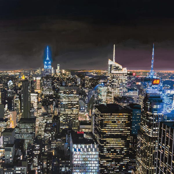 New York City Skylines: Top Of The Rock by Marco Barberio