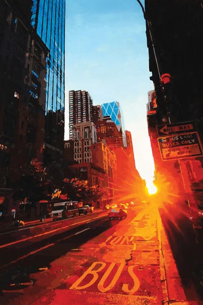 Marco Barberio: Manhattanhenge III by Marco Barberio