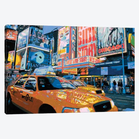 Broadway Shines Canvas Print #RIO81} by Marco Barberio Canvas Art