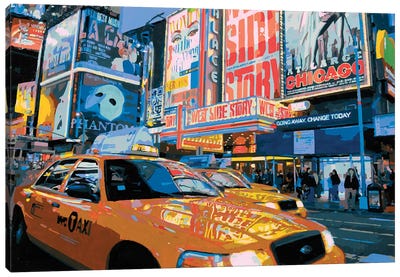 Broadway Shines Canvas Art Print - Marco Barberio