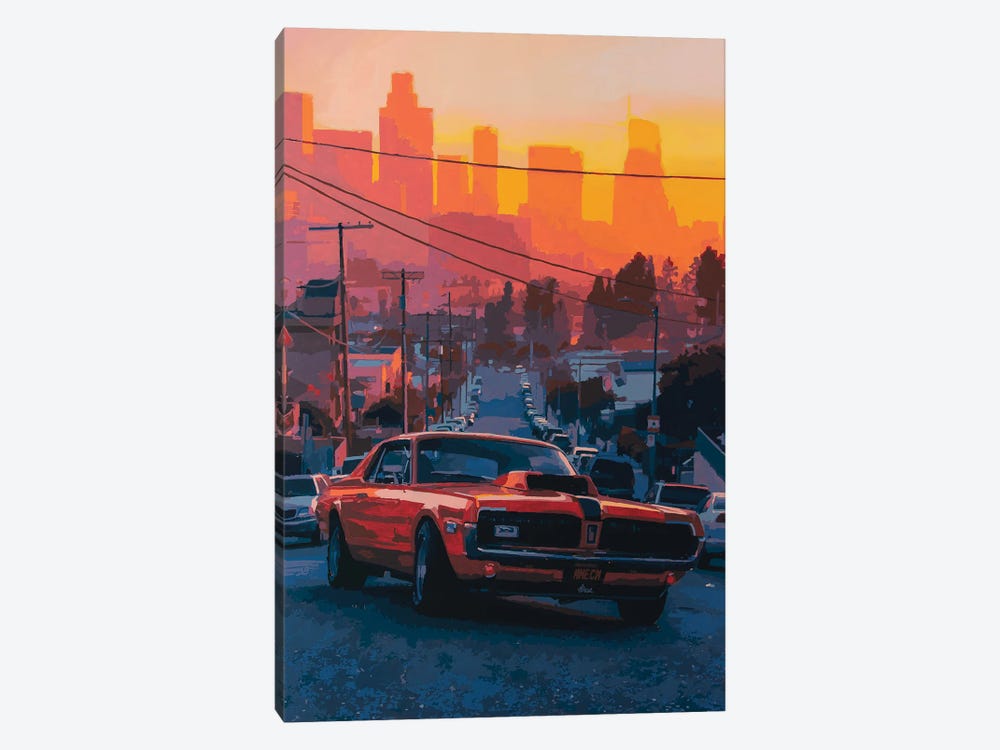 Fast Car by Marco Barberio 1-piece Canvas Art Print