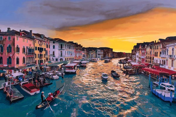 I Can't Believe It's Not Digital: Love Venezia by Marco Barberio