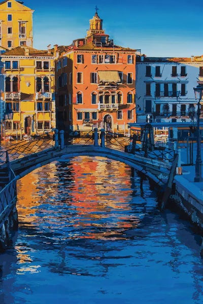 Venice Lagoon by Marco Barberio framed wall art