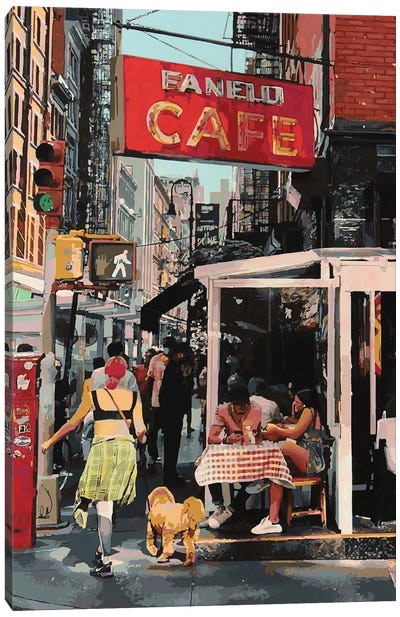 Fanelli Cafe Canvas Art Print - Cafe Art