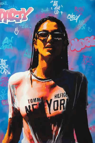 Women's Tops: Hit Me Up by Marco Barberio