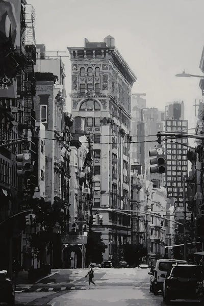 Black & White Cityscapes: New York Soho by Marco Barberio