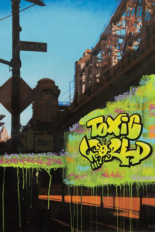 Toxic World by Marco Barberio wall art