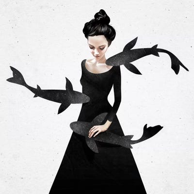 News From Afar by Ruben Ireland canvas print