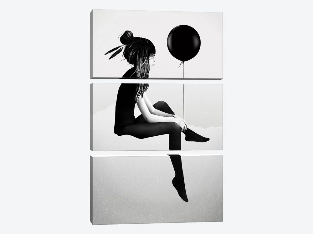 No Such Thing As Nothing by Ruben Ireland 3-piece Canvas Print