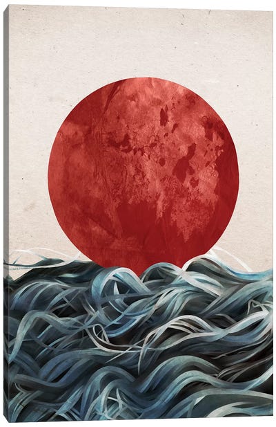 Sunrise In Japan Canvas Art Print - Japanese Décor