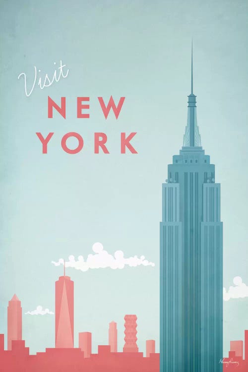 New York by Henry Rivers wall art