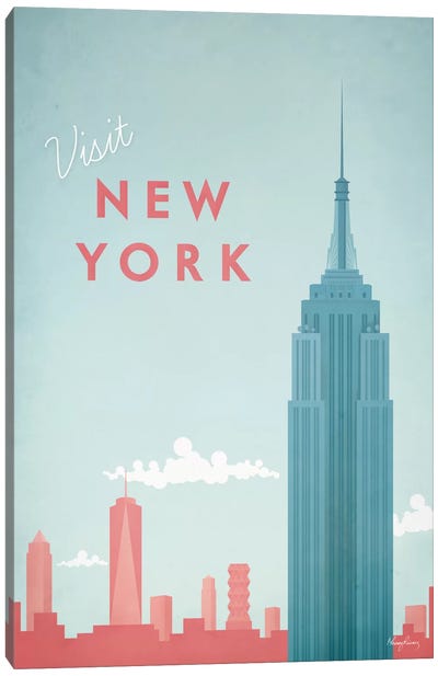 New York Canvas Art Print - Famous Buildings & Towers