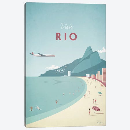 Rio Canvas Print #RIV12} by Henry Rivers Canvas Artwork