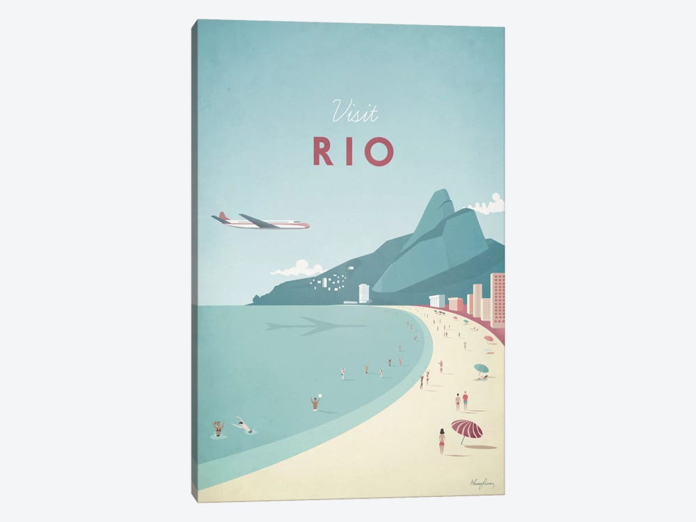 Rio by Henry Rivers 1-piece Canvas Artwork