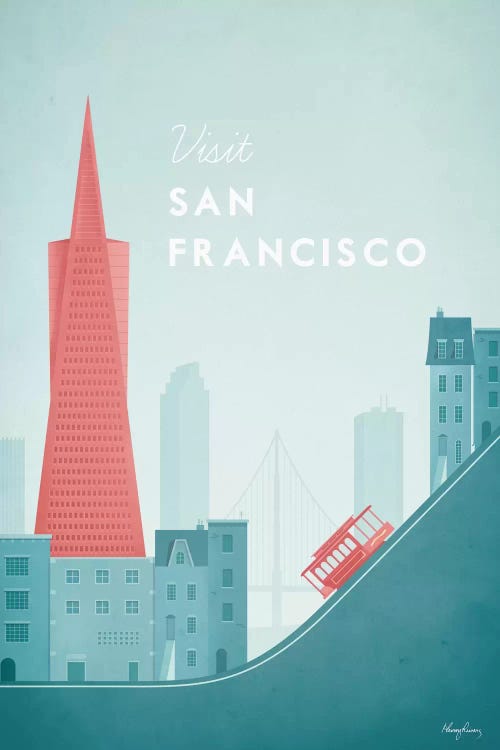 San Francisco by Henry Rivers wall art