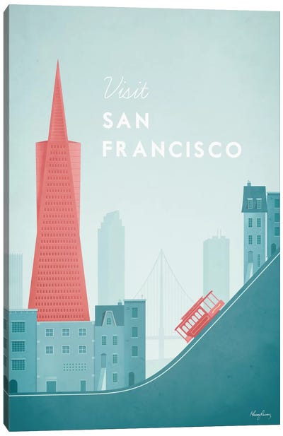 San Francisco Canvas Art Print - San Francisco Travel Posters